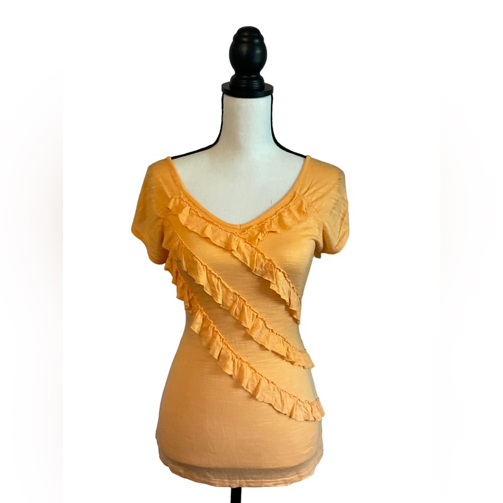 Kenaf Ruffled Shirt Size M - Picture 6 of 8